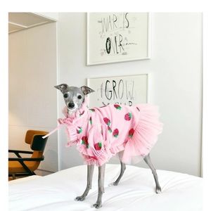 Lirika Matoshi Dog Strawberry Dress Medium